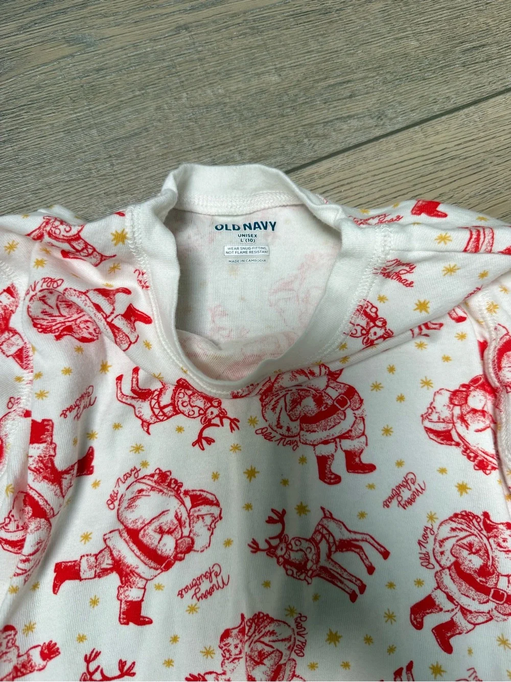 Old Navy festive pajama